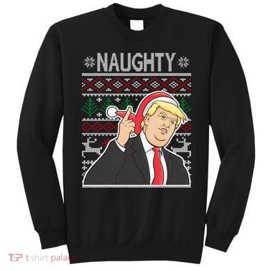 Donald Trump Naughty Ugly Christmas Sweatshirt