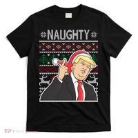 Donald Trump Naughty Ugly Christmas T-Shirt thumb 0