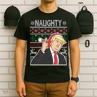 Donald Trump Naughty Ugly Christmas T-Shirt thumb 6