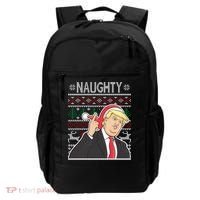 Donald Trump Naughty Ugly Christmas Backpack thumb 0