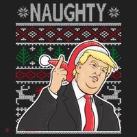 Donald Trump Naughty Ugly Christmas Hat thumb 2