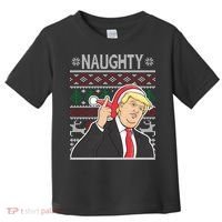 Donald Trump Naughty Ugly Christmas Toddler T-Shirt thumb 0