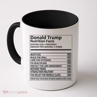 Donald Trump Nutrition Facts Coffee Mug thumb 0