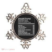 Donald Trump Nutrition Facts Ornament thumb 0