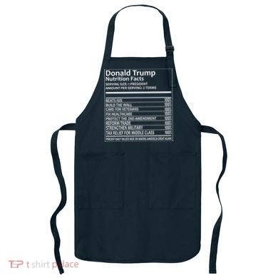 Donald Trump Nutrition Facts Apron