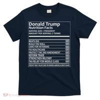 Donald Trump Nutrition Facts T-Shirt thumb 0