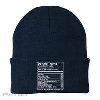 Donald Trump Nutrition Facts Beanie thumb 0