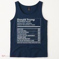 Donald Trump Nutrition Facts Tank Top thumb 2
