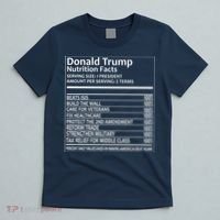 Donald Trump Nutrition Facts Political Humor T-Shirt thumb 5