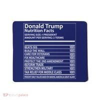 Donald Trump Nutrition Facts Political Humor Mousepad thumb 0