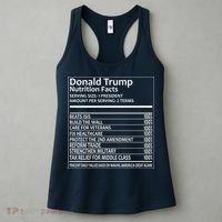 Donald Trump Nutrition Facts Political Humor Women's Tank Top thumb 3