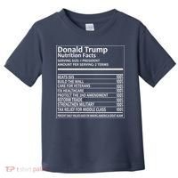 Donald Trump Nutrition Facts Political Humor Toddler T-Shirt thumb 0