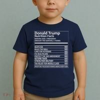 Donald Trump Nutrition Facts Political Humor Toddler T-Shirt thumb 2