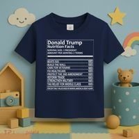 Donald Trump Nutrition Facts Political Humor Toddler T-Shirt thumb 3