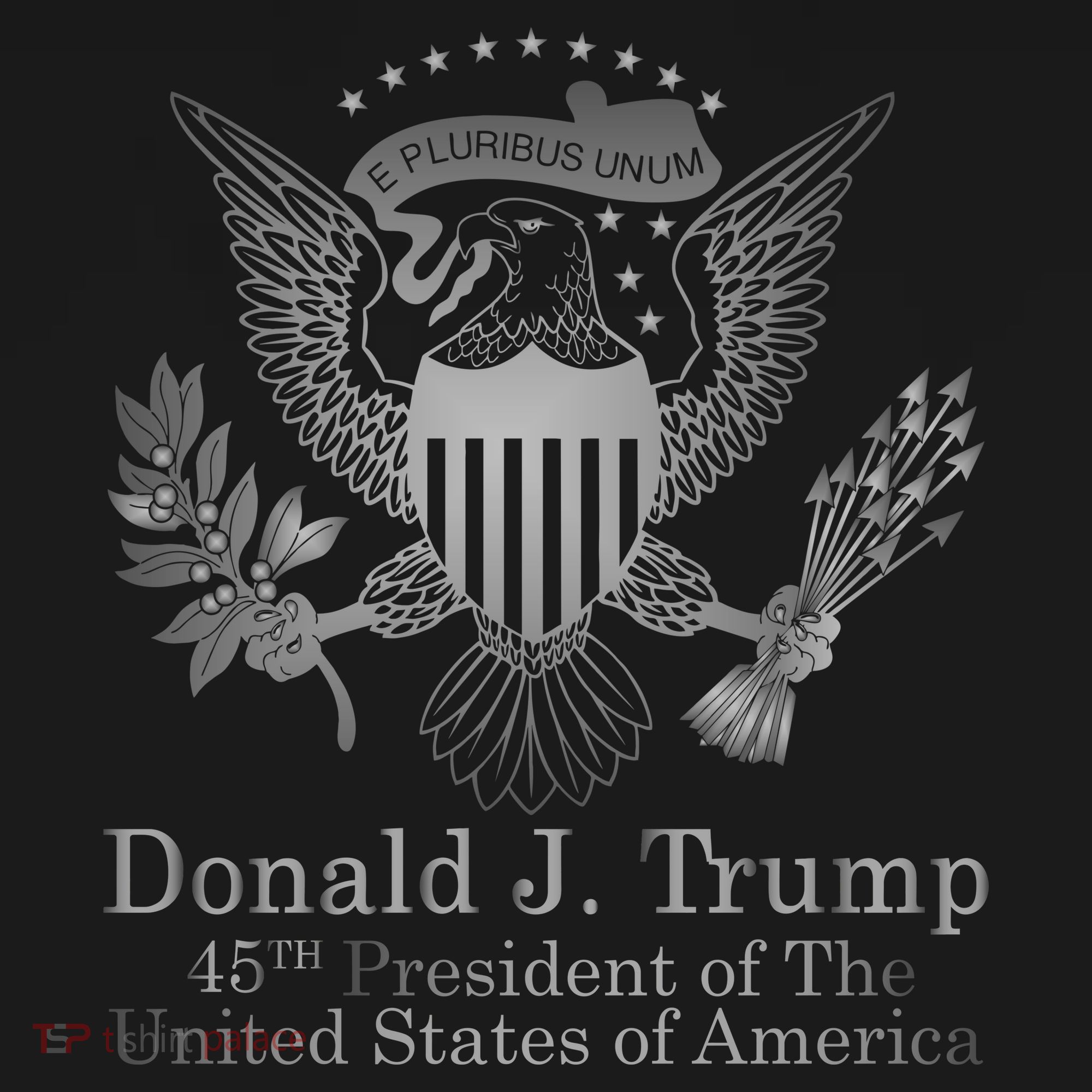 Donald Trump Presidential Seal USA 45th President Logo Women's Hoodie
