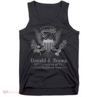 Donald Trump Presidential Seal USA 45th President Logo Tank Top thumb 0