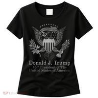 Donald Trump Presidential Seal USA 45th President Logo Women's T-Shirt thumb 0