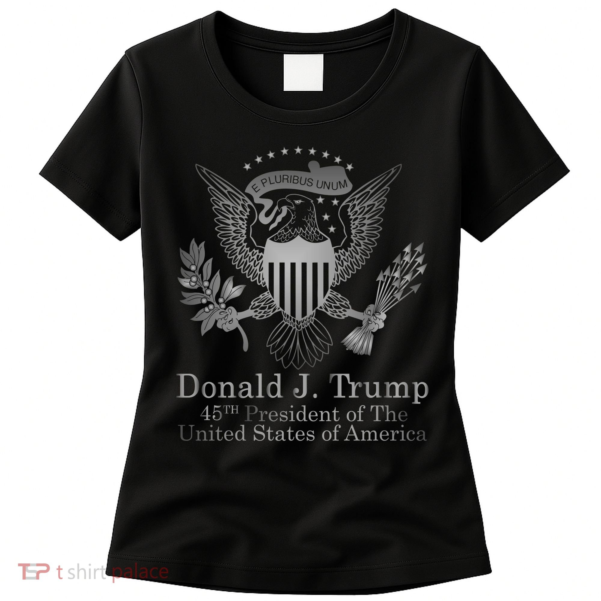 Donald Trump Presidential Seal USA 45th President Logo Women's T-Shirt