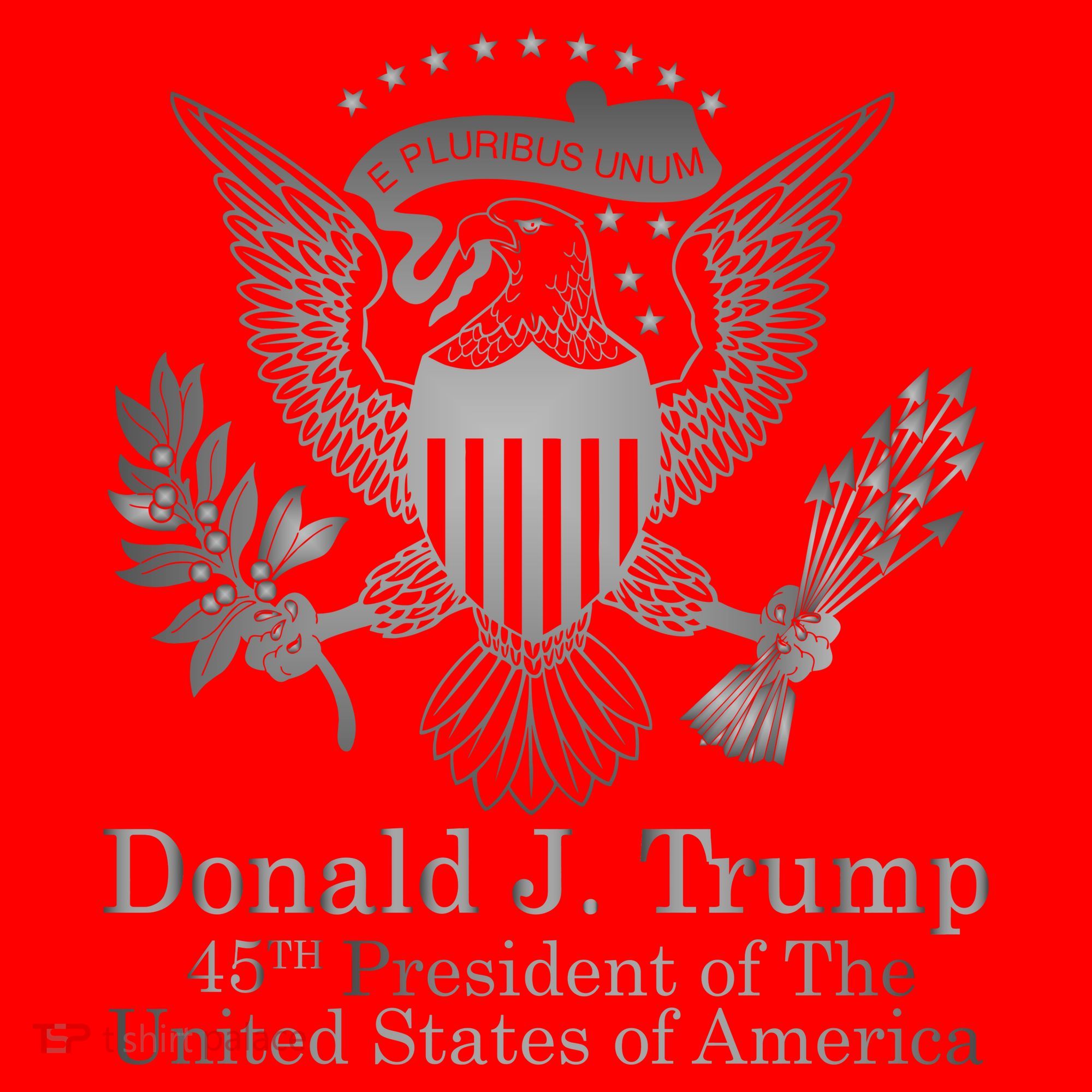 Donald Trump Presidential Seal USA 45th President Logo Santa Hat