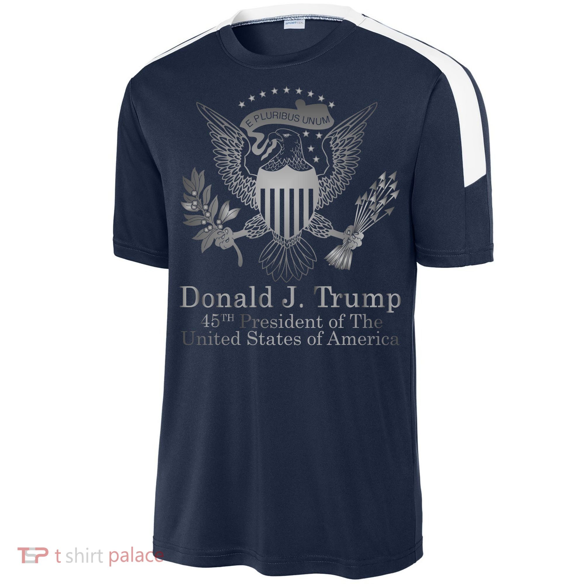 Donald Trump Presidential Seal USA 45th President Logo Sport-Tek Competitor United Soccer Jersey