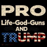 Donald Trump Pro Life God Gun Coffee Mug thumb 5