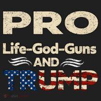 Donald Trump Pro Life God Gun Beanie thumb 2