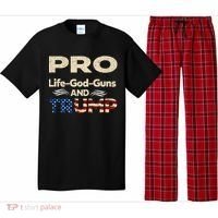 Donald Trump Pro Life God Gun Pajama Set thumb 0