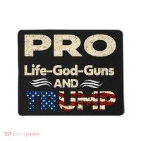 Donald Trump Pro Life God Gun Mousepad thumb 0