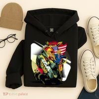 Donald Trump Riding Army Tank Hoodie thumb 4