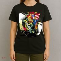 Donald Trump Riding Army Tank T-Shirt thumb 4