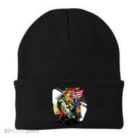 Donald Trump Riding Army Tank Beanie thumb 0