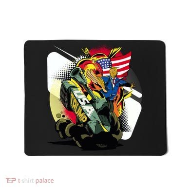Donald Trump Riding Army Tank Mousepad