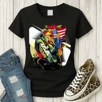 Donald Trump Riding Army Tank Women's T-Shirt thumb 3