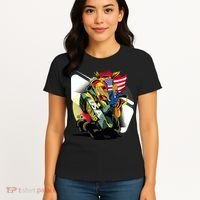Donald Trump Riding Army Tank Women's T-Shirt thumb 4