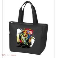 Donald Trump Riding Army Tank Tote Bag thumb 3