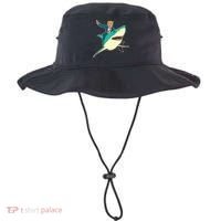 Donald Trump Riding Shark Bucket Hat thumb 0