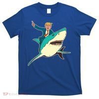 Donald Trump Riding Shark T-Shirt thumb 0
