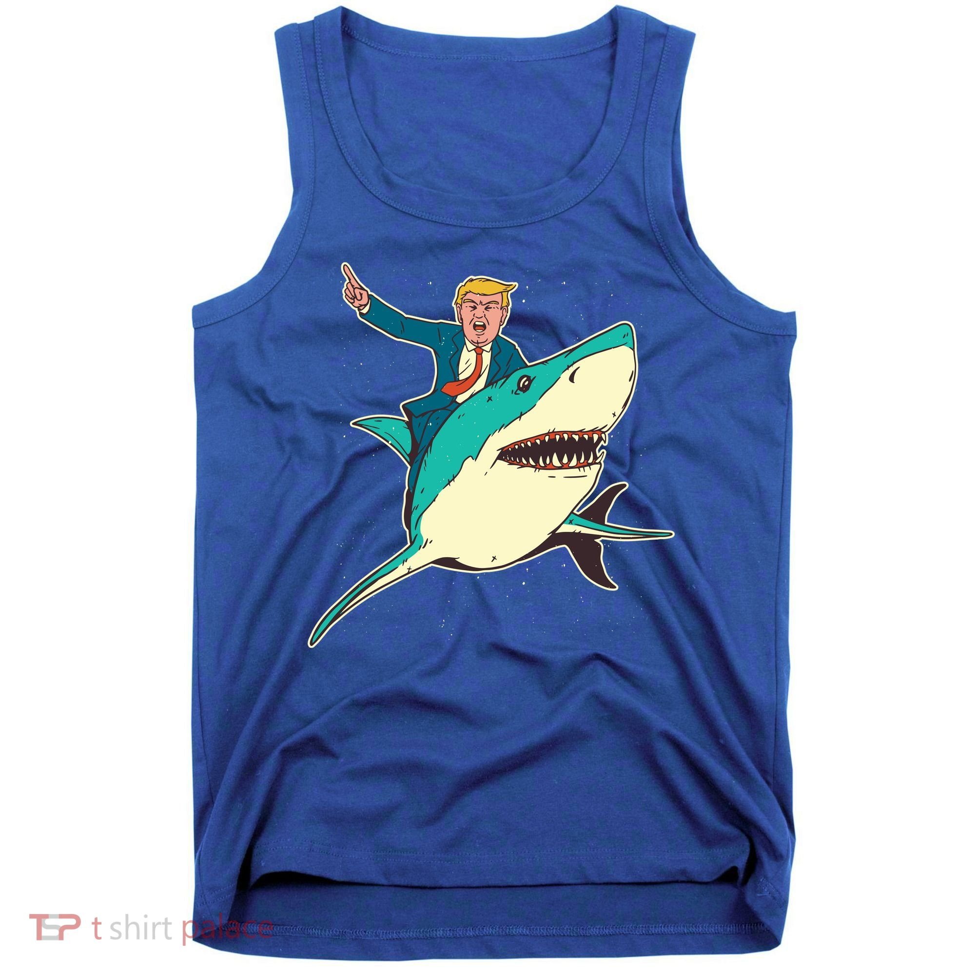 Donald Trump Riding Shark Tank Top
