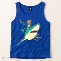 Donald Trump Riding Shark Tank Top thumb 2