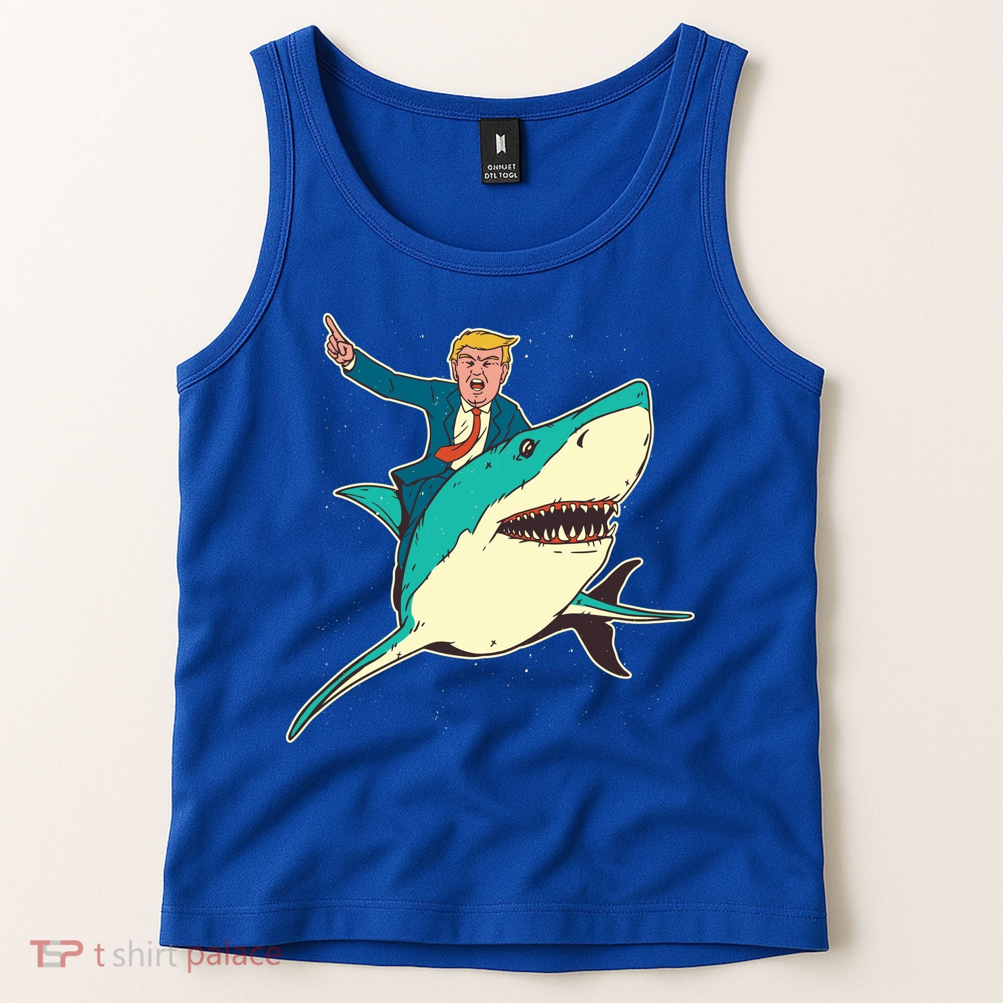 Donald Trump Riding Shark Tank Top