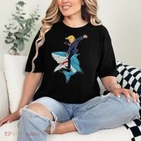 Donald Trump Shark President Comfort Colors T-Shirt thumb 2
