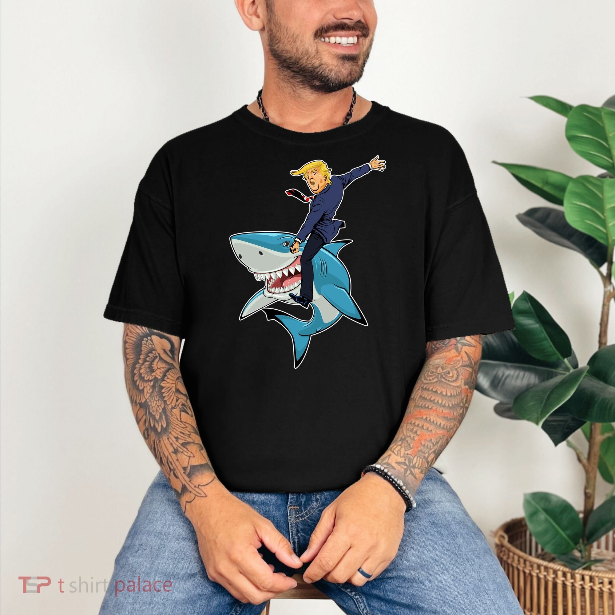 Donald Trump Shark President Comfort Colors T-Shirt