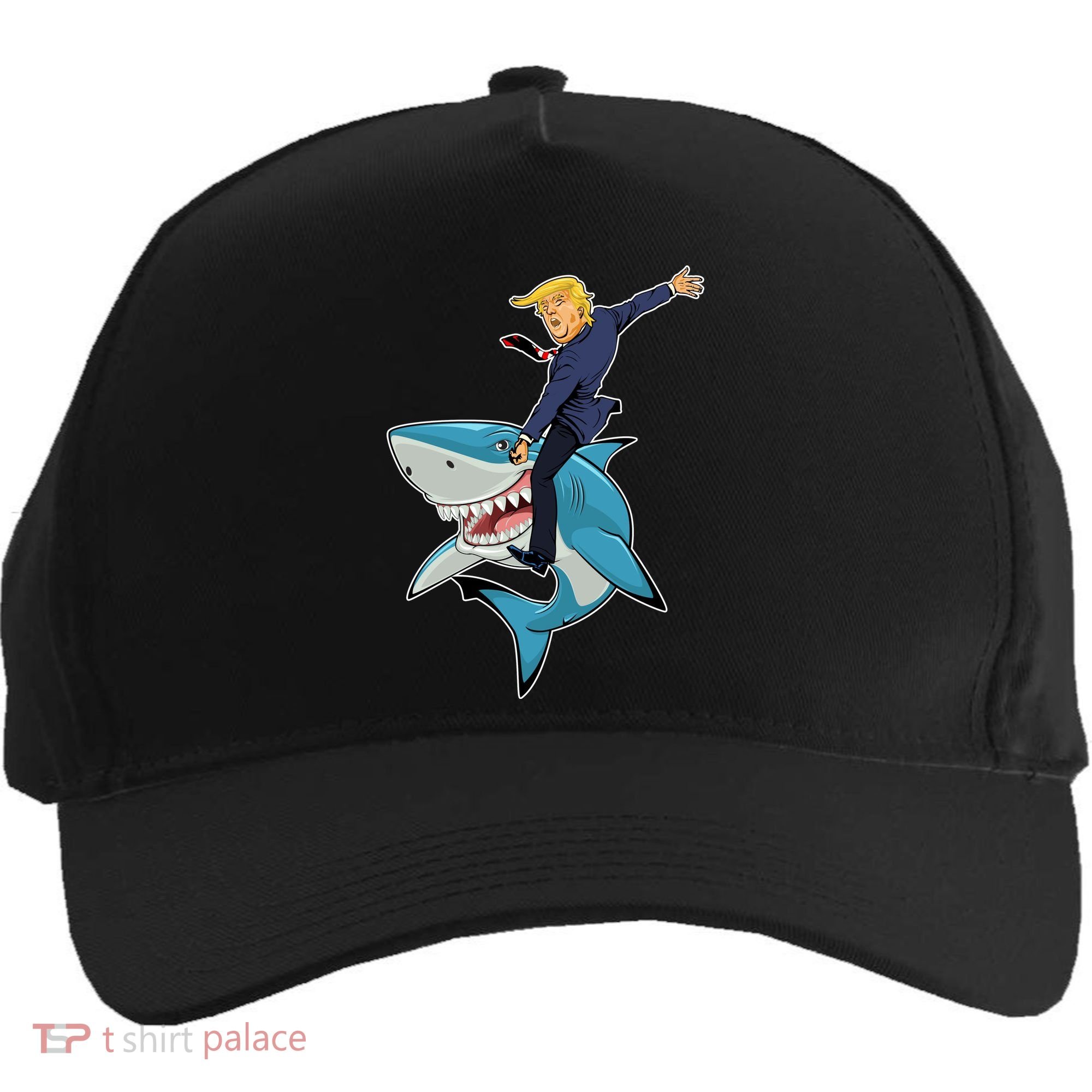 Donald Trump Shark President Five-Panel Snapback Cap