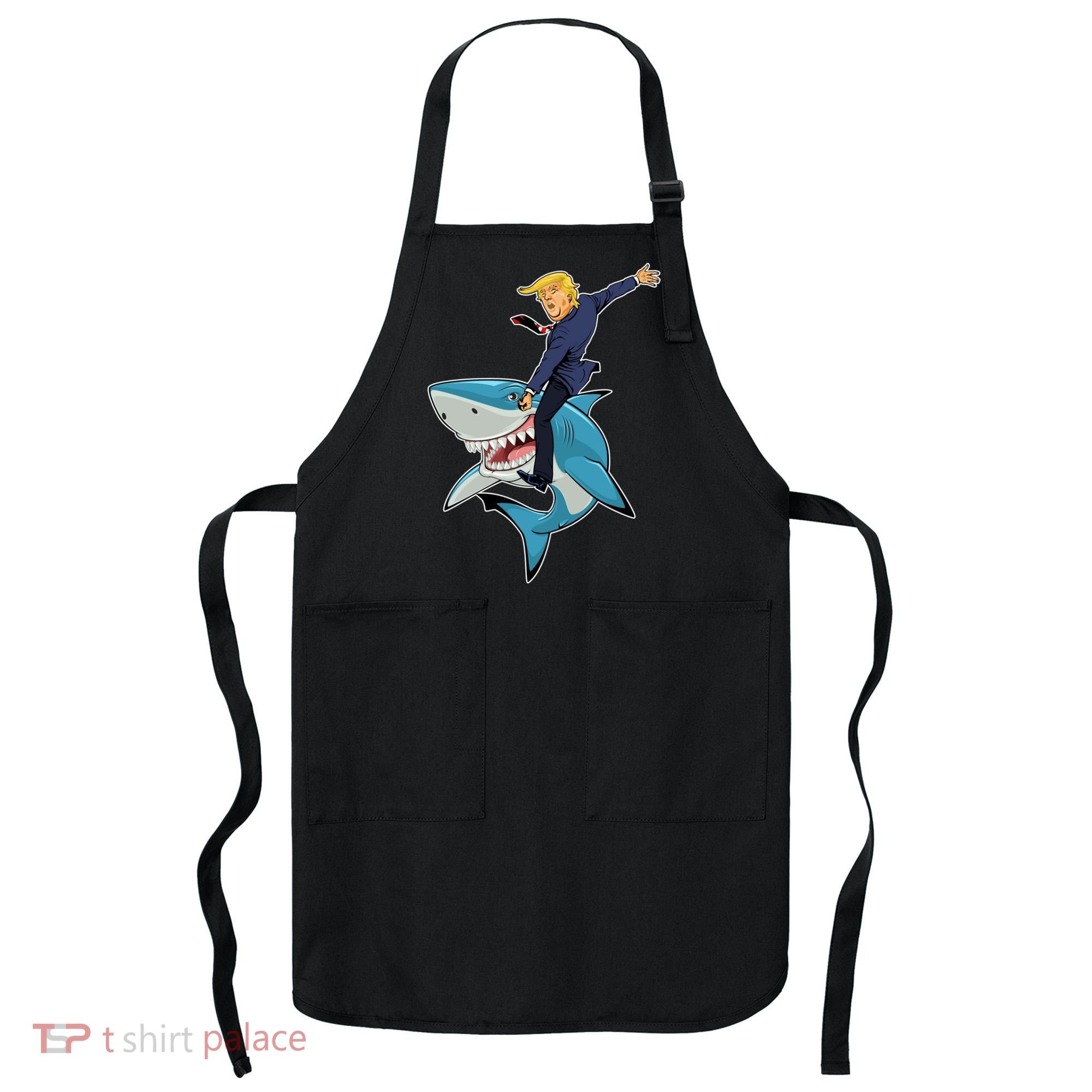 Donald Trump Shark President Apron