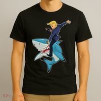 Donald Trump Shark President T-Shirt thumb 3