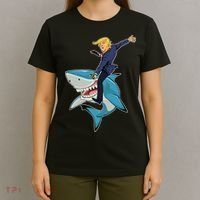 Donald Trump Shark President T-Shirt thumb 4
