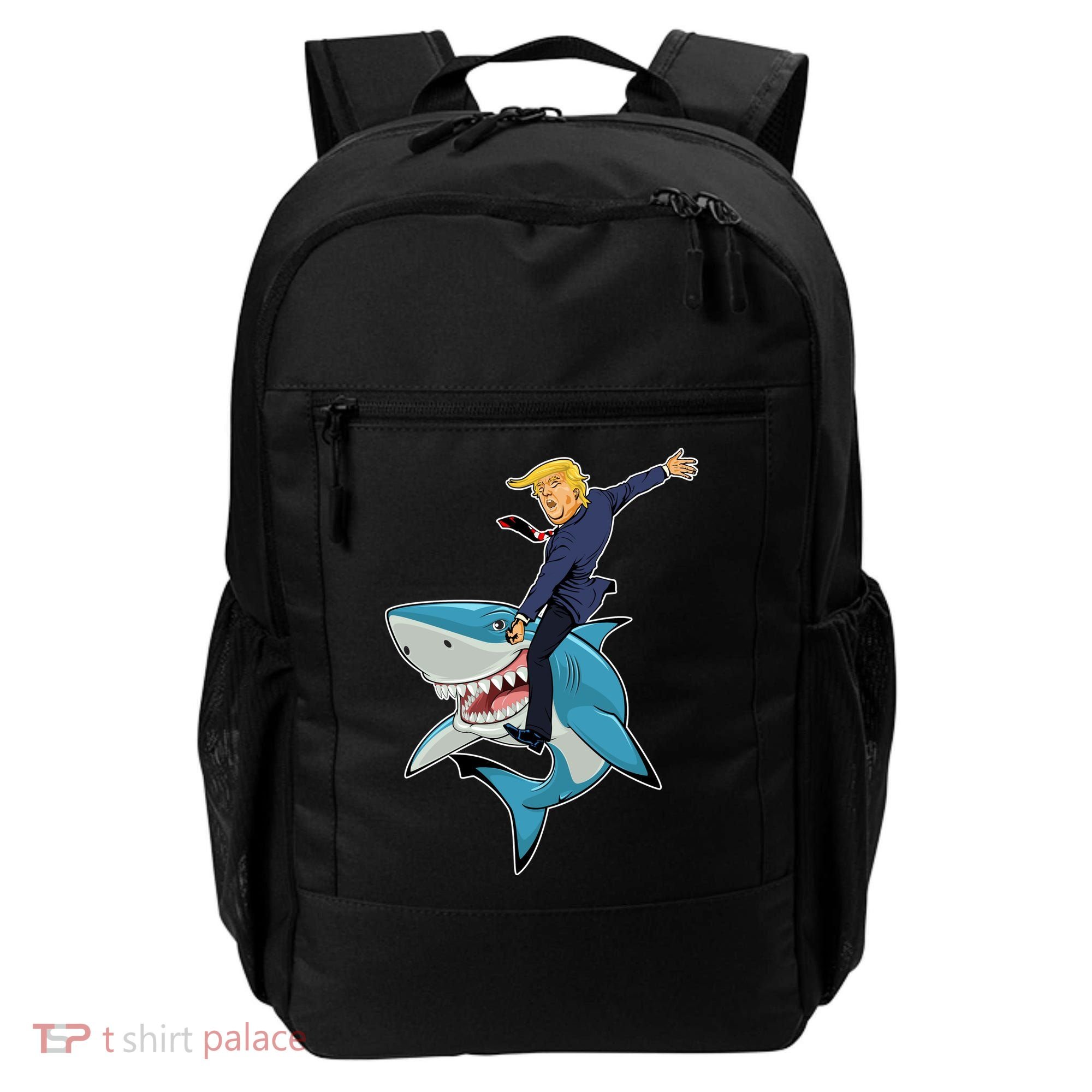 Donald Trump Shark President Backpack
