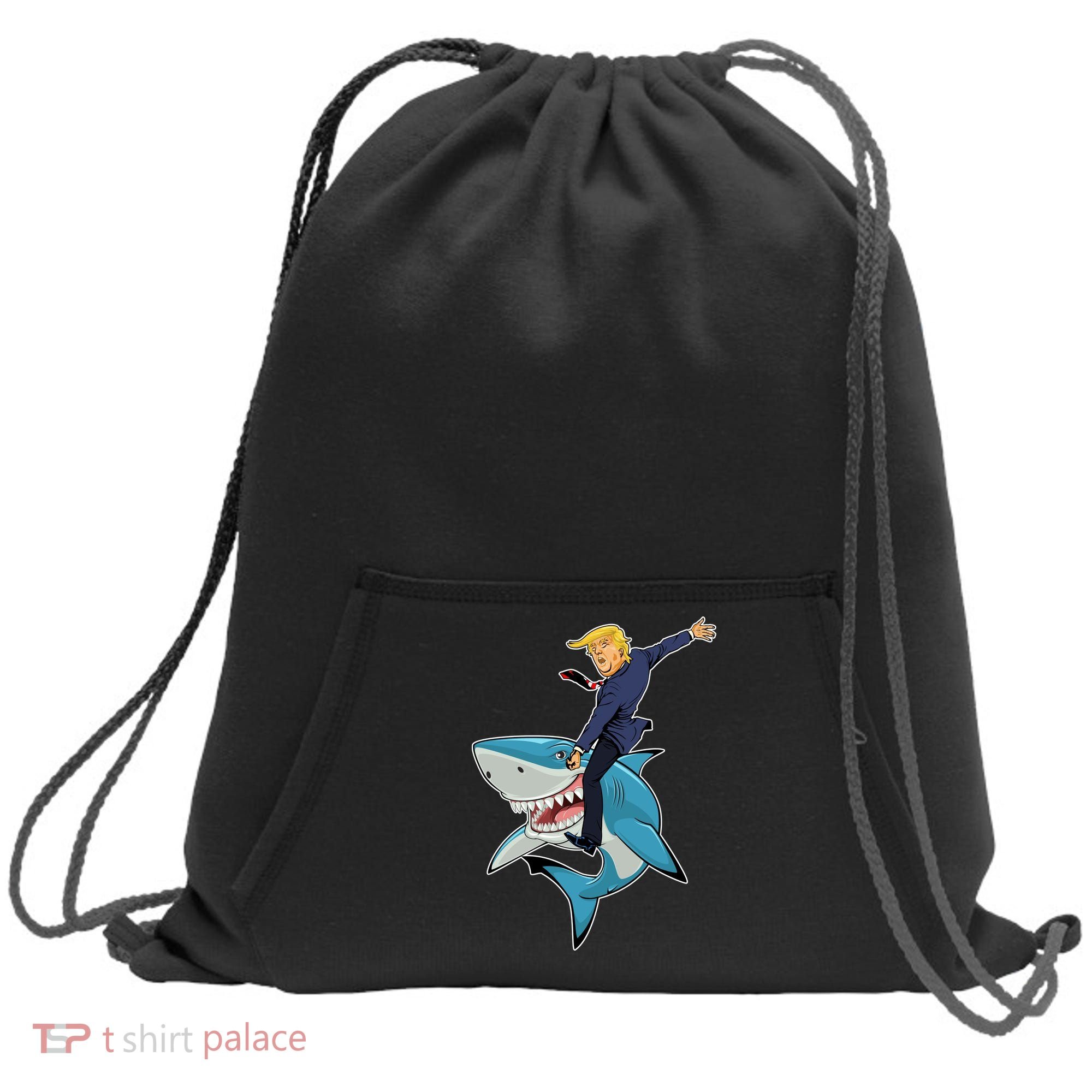 Donald Trump Shark President Sweatshirt Cinch Pack Bag