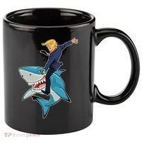 Donald Trump Shark President 11oz C Handle Ceramic Mug thumb 0