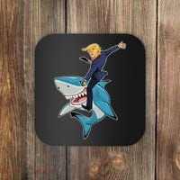 Donald Trump Shark President Coaster thumb 0